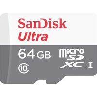 Карта памяти 64 ГБ microSDXC SanDisk Ultra Class 10 UHS-I (SDSQUNR-064G-GN3MN)