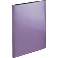 Папка файловая на 40 файлов Attache Metallics А4 15 мм сиреневая  (толщина обложки 0.8 мм)