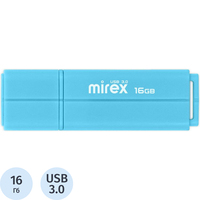 Флешка USB 3.0 16 ГБ Mirex Line (13600-FM3LBU16)