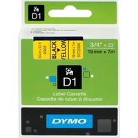 Картридж для принтера этикеток DYMO S0720880 D1 (19 мм x 7 м, цвет ленты желтый, шрифт черный)