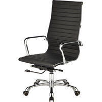 Кресло для руководителя Easy Chair Кресло EChair-705 TPU чёрное   (экокожа, металл)