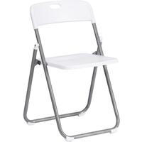 Стул складной TetChair Folder белый/серый (пластик, 6 штук в упаковке)