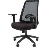 Кресло офисное Chairman 535 LT черное (сетка/ткань, пластик)