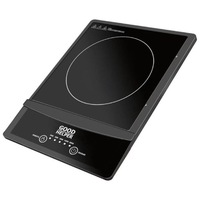 Уценка. Плита индукционная Goodhelper ES-20W02 узкая чёрная  (стеклокерамика, 1  конфорка). уц_тех