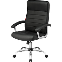 Кресло для руководителя Easy Chair 586 TPU чёрное (экокожа,  металл)