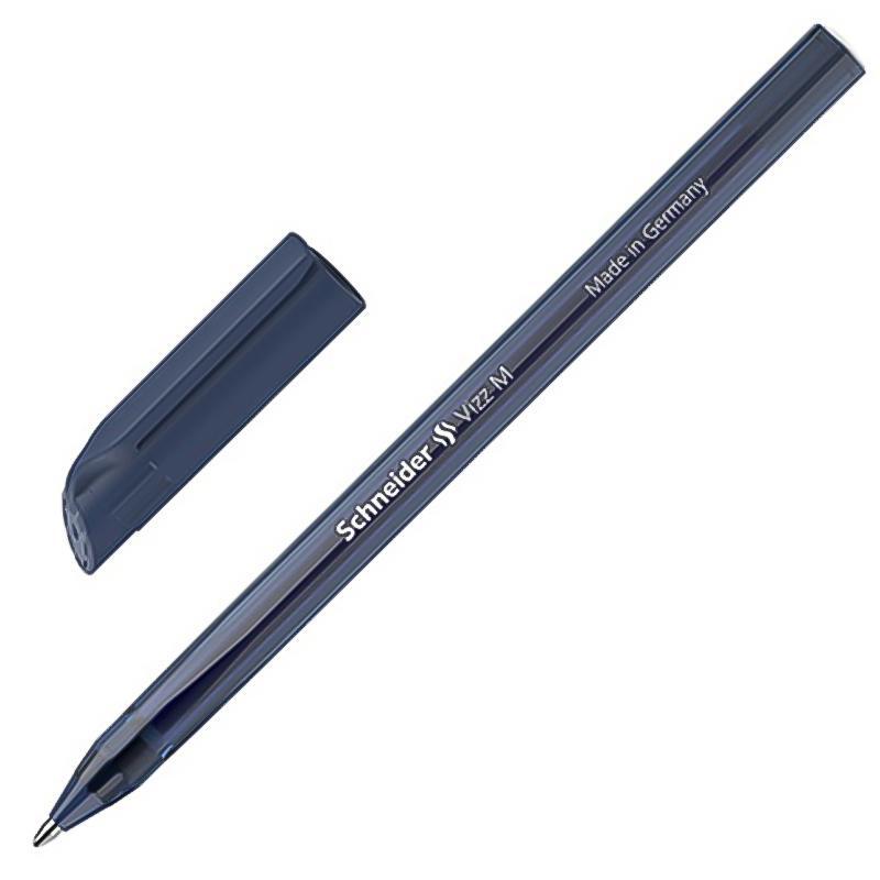 Ручка шариковая неавтоматическая Schneider Vizz синяя (толщина линии 0.5 мм) – выгодная цена – купить товар Ручка шариковая неавтоматическая Schneider Vizz синяя (толщина линии 0.5 мм) в интернет-магазине Комус