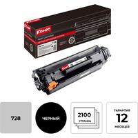Картридж лазерный Комус 728 3500B010 для Canon черный совместимый