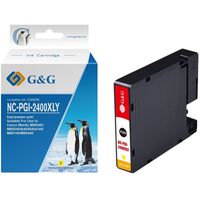 Картридж струйный G&G PGI-2400XL Y для Canon желтый совместимый