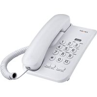 Телефон проводной teXet TX-212 светло-серый