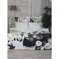 Постельное бельё Mona Liza Family Pandas (2-спальное, мако-сатин)