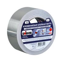 Клейкая лента алюминиевая Unibob 50 мм x 25 м 70 мкм серая