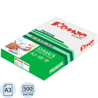 Бумага офисная Комус Документ Premium А3 81 г/кв.м марка A 162 CIE (500  листов)