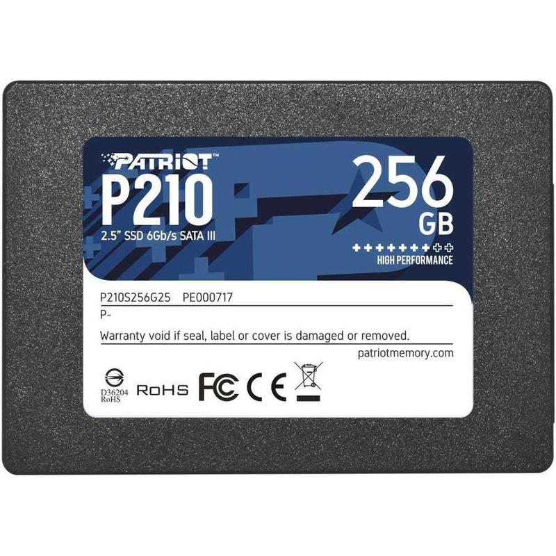 SSD накопитель Patriot Memory P210 256 ГБ (P210S256G25) – выгодная цена – купить товар SSD накопитель Patriot Memory P210 256 ГБ (P210S256G25) в интернет-магазине Комус