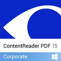 Программное обеспечение ContentReader PDF 15 Corporate электронная  лицензия для 1 ПК на 36 месяцев (CR15-3S3W01)