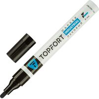 Маркер промышленный лаковый TOPFORT ZP1501 чёрный 4 мм (1827867)