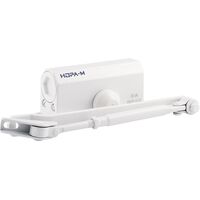 Доводчик дверной Isparus ISP 410 от 15 до 60 кг белый (17196)