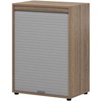 Шкаф-тумба Ринг КМ 240 (дуб шамони темный/серый, 600х380х739 мм)
