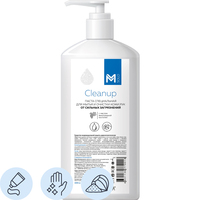 Паста М Solo Cleanup для рук очищающая с натуральным абразивом с  диспенсером  1  л