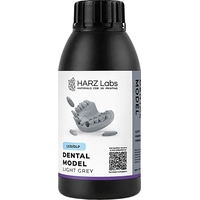 Фотополимер для 3D-принтера HARZ Labs Dental Model Light Grey серый  0.476 л