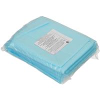 Простыня одноразовая Гекса Иволга нестерильная 200x70 см спанбонд (голубая, плотность 25 г, 10 штук в упаковке)