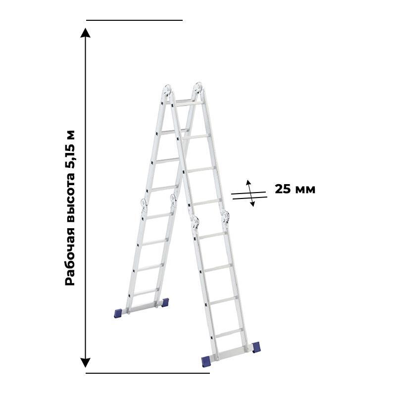Лестница шарнирная СИБРТЕХ 4х4 ступени 97882. Лестница трансформер 2-секционная Вихрь ла 2х9. Лестница-трансформер алюминиевая Alumet tl4044 4 ступени. Лестница трансформер 4-секционная Олимп 2320403 a.
