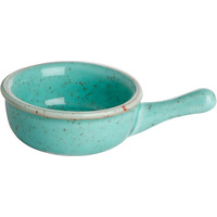 Соусник Porland Seasons фарфоровый 50 мл 9х6 см (808111 бирюзовый-12)