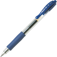Ручка гелевая автоматическая Pilot BL-G2-5 синяя (толщина линии 0.3 мм)