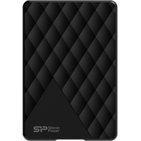 Внешний жесткий диск HDD (накопитель) Silicon Power Diamond D06 1 ТБ USB  3.0 (SP010TBPHDD06S3K)