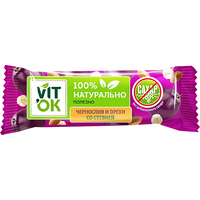 Батончик VITok с черносливом и орехами без сахара 30 г (36 штук в  упаковке)
