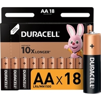 Батарейка АА пальчиковая Duracell (18 штук в упаковке)