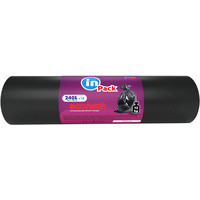Мешки для мусора InPack 240 л черные (ПВД 50 мкм, 10 штук)