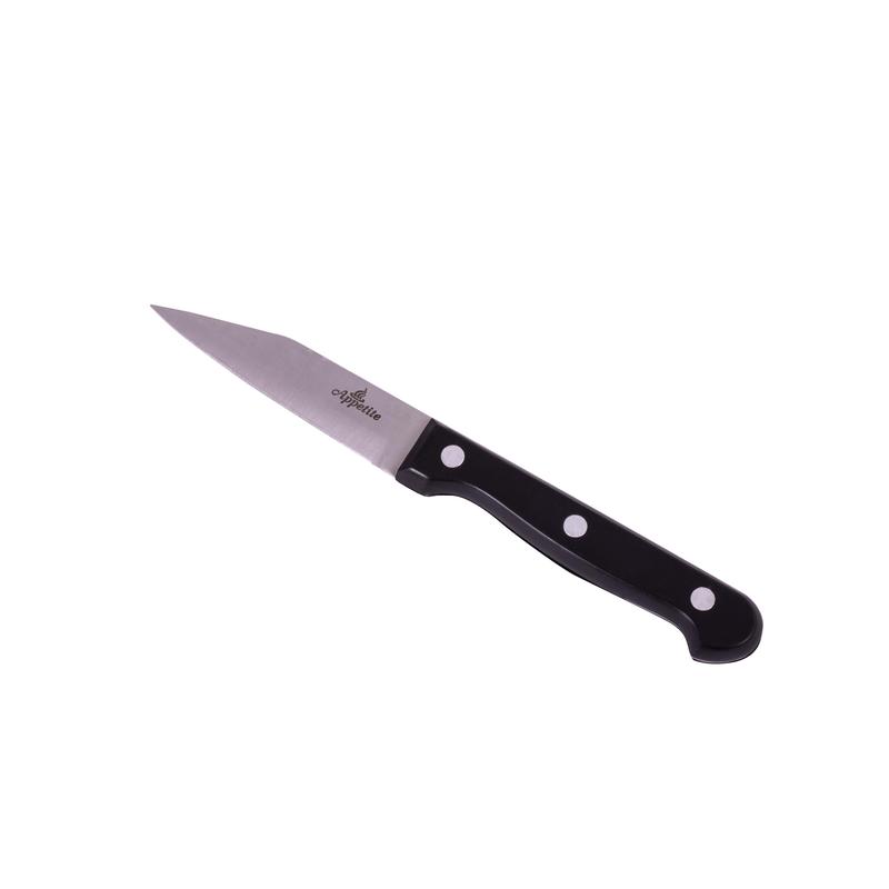 Нож кухонный Appetite Шеф для овощей лезвие 7 см – купить по выгодной цене в интернет-магазине | 1539026