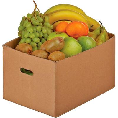 Фруктовая коробка на 7 человек 5.5 кг (яблоки, груши, мандарины, бананы,  виноград, апельсин, киви) – выгодная цена – купить товар Фруктовая коробка  на 7 человек 5.5 кг (яблоки, груши, мандарины, бананы, виноград,