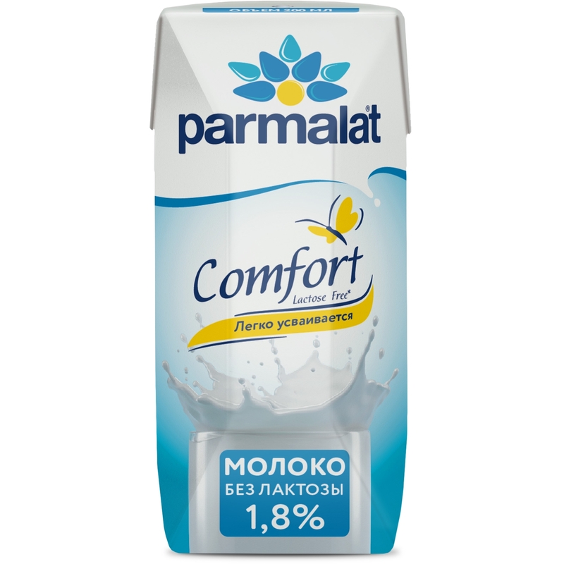 Молоко Parmalat Comfort ультрапастеризованное безлактозное 1.8 0 мл – выгодная цена – купить товар Молоко Parmalat Comfort ультрапастеризованное безлактозное 1.8 0 мл в интернет-магазине Комус