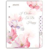 Разделитель листов пластиковый Attache Selection Flower dreams А5 3  листа по цветам (148x210 мм)