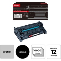 Картридж лазерный Комус 59X CF259X для HP чёрный совместимый повышенной  ёмкости