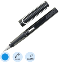 Ручка перьевая Lamy Safari цвет чернил синий, цвет корпуса черный  (артикул производителя 4000241)