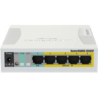 Коммутатор MikroTik RB260GSP (CSS106-1G-4P-1S)
