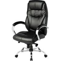 Кресло для руководителя Easy Chair EChair-535 MPU чёрное (искусственная  кожа, металл)