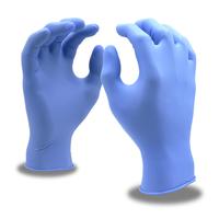 Перчатки медицинские смотровые нитриловые Hotex нестерильные  неопудренные голубые суперпрочные 9 г размер L (100 штук в упаковке)