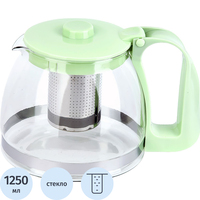 Чайник заварочный с фильтром стеклянный Nouvelle Home 1250 мл (5261015)