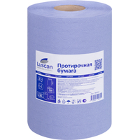 Протирочная бумага Luscan Professional голубая (130 метров в рулоне)