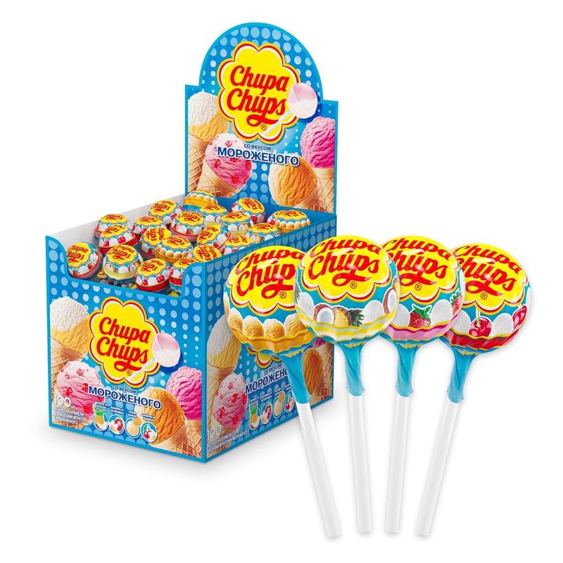 Карамель chupa chups двойная порция 24 шт