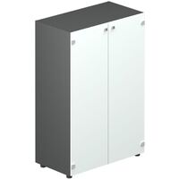 Шкаф для документов Faber EMMS564BLAN (белый/антрацит, 800х440х1180 мм)