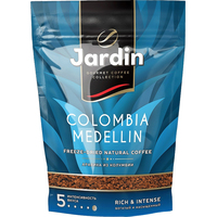 Кофе растворимый сублимированный Jardin Colombia Medelin 240 г (пакет)