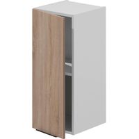 Шкаф кухонный VOK W1D_72_30 (дуб сонома/белый шагрень, 300х315х720 мм)