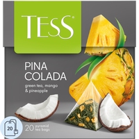 Чай зеленый Tess Pina Colada 20 пакетиков (манго, ананас)