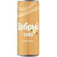 Напиток газированный Добрый Cola ваниль 0.33 л