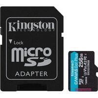 Карта памяти 256 Гб microSDXC Kingston Canvas Go! Plus UHS-I U3 A2 V30 (SDCG3/256Gb)