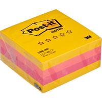 Стикеры Post-it Original Лето 76х76 мм неоновые 3 цвета (1 блок, 400 листов)